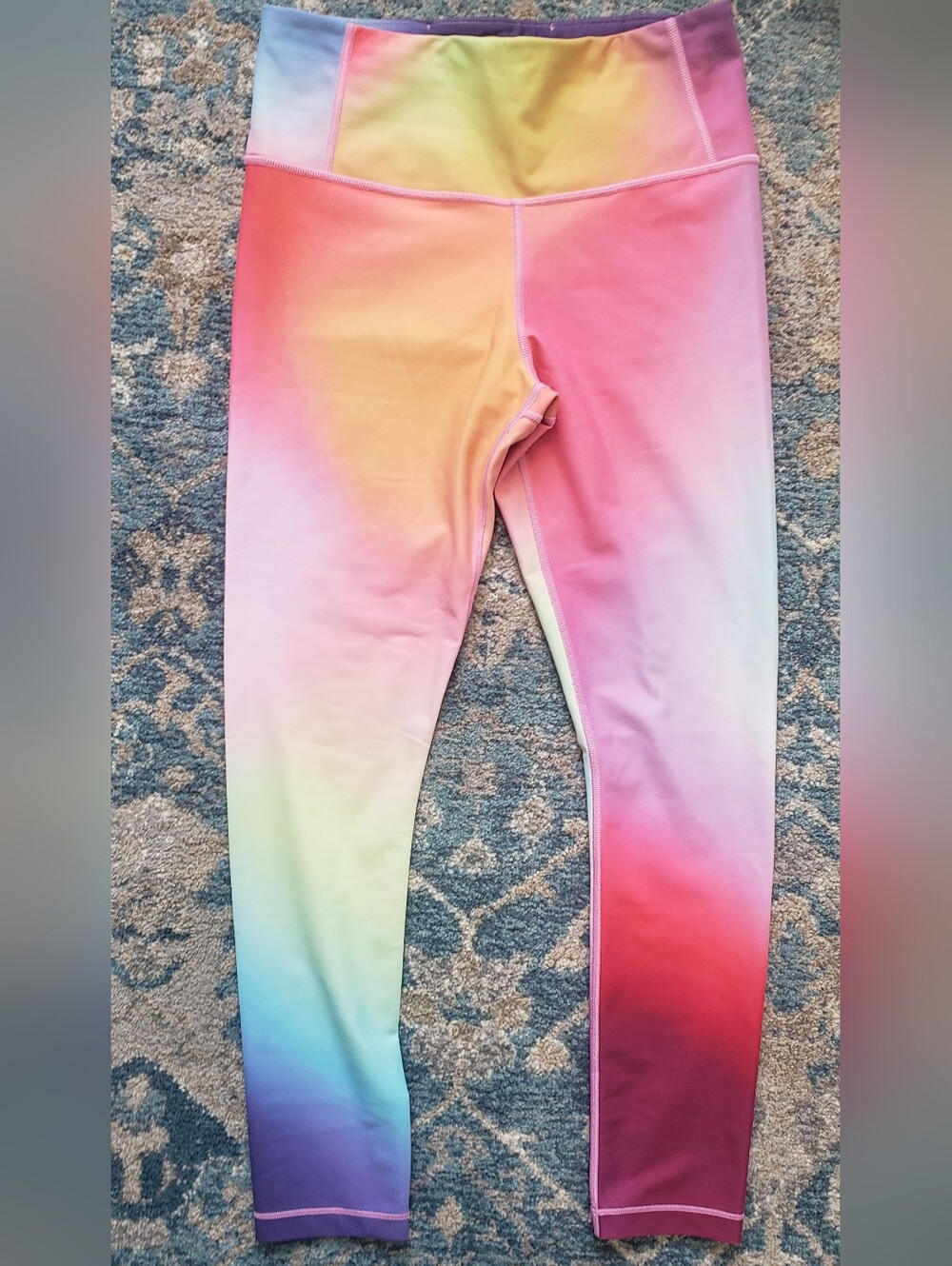 Rainbow Athleta Leggings Size Sm